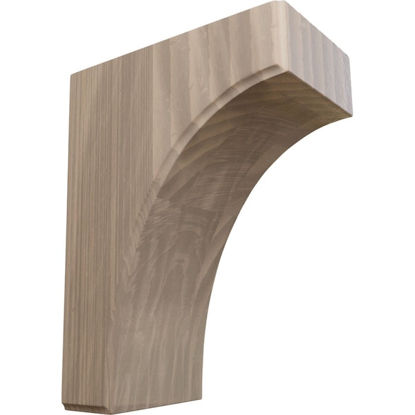 Ekena Millwork 3 1/2"W x 6"D x 8"H Clarksville Bracket, Walnut BKTW04X06X08CVWA - main